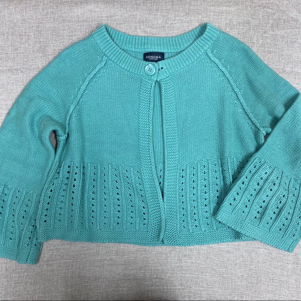 Flared Sleeve Cardigan